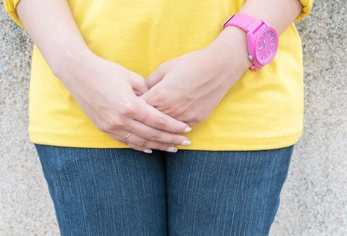 Picture of a woman holding her hands.